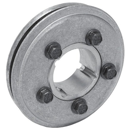 Dodge Industrial Hub, Elastomeric Coupling, 6.39 in. Outside Diameter, Flanged, Bushed PX70 TL 1610
